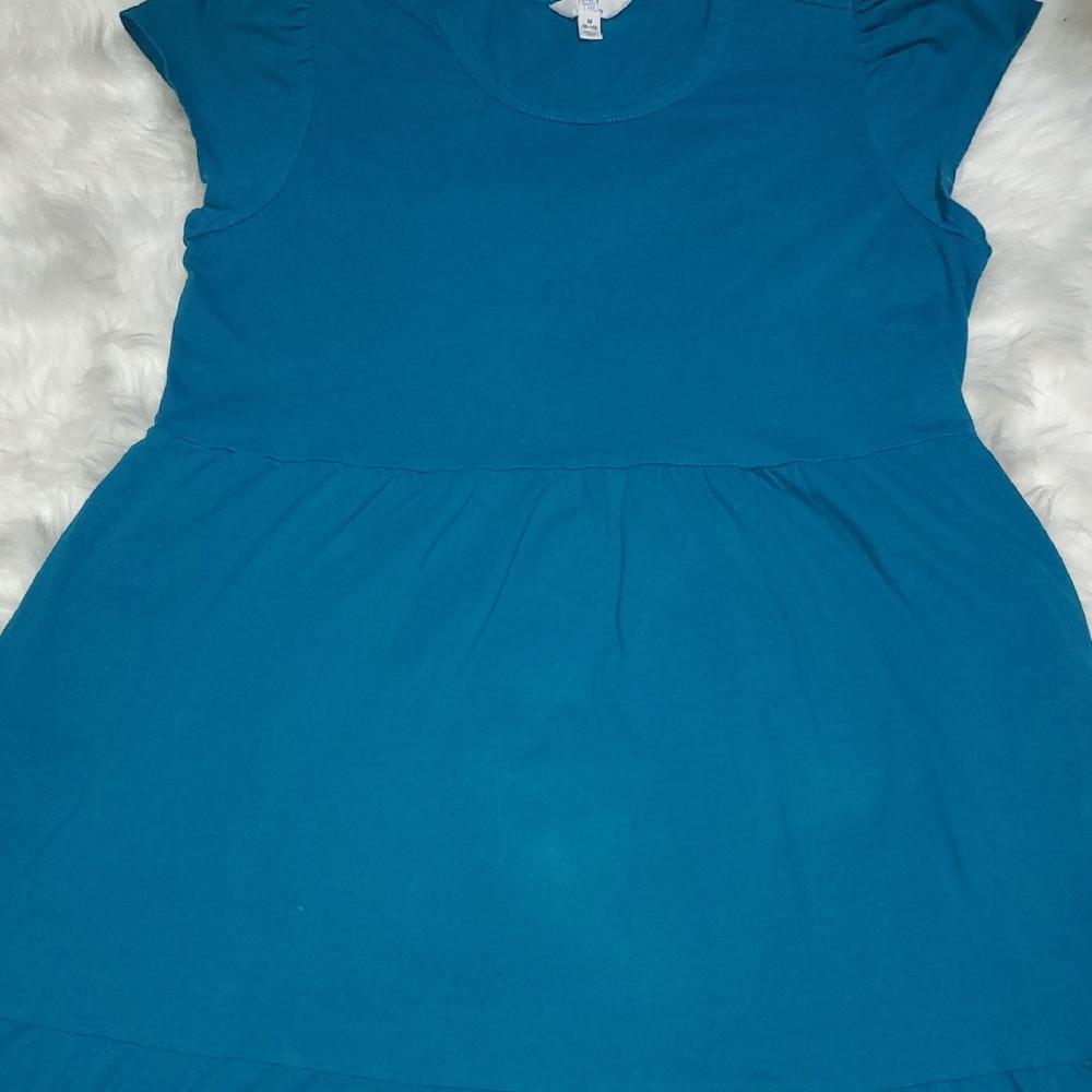 Womens Casual Blue Mini Dress